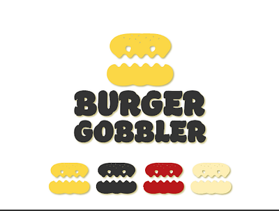Burger Gobbler branding burger food graphic design logo
