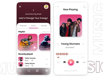 All in one Music App UI app branding design graphic design illustration logo typography ui ux vector