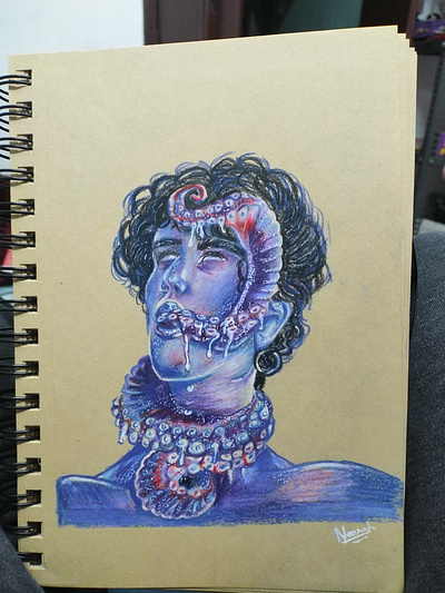 THE FANTASY color pencil drawing fantasy illustration pencil color pencil sketch