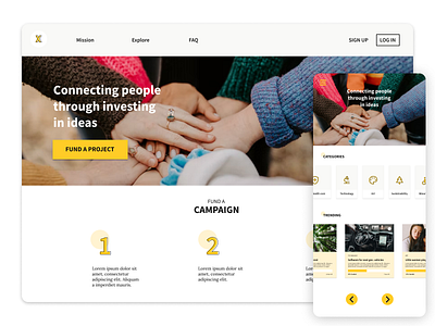 Daily UI 032 - Crowdfunding campaign crowdfunding campaign dailyui dailyui 32 design ui uidaily uidaily 32