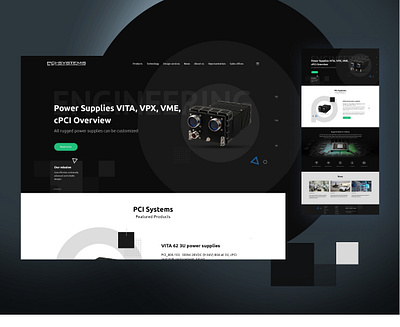 Development of power sources for helicopters. design ui ux web