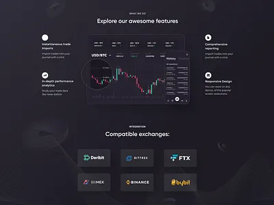 CMM What we do clean design crypto currency interface services simple solution trading platform ui user experience ux