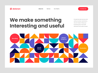 Dolanan - Creative Agency Landing Page agency agency landing page agency web agency website business colorful creative fun landing page startup studio teamwork thinking web web design website