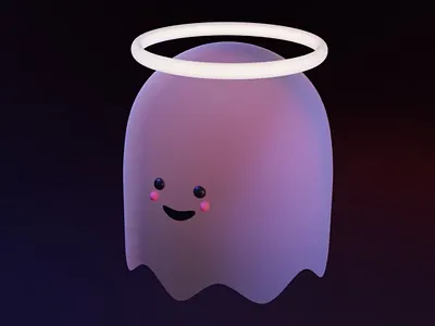 Holy ghost 3d 3ddesign blender design illustration