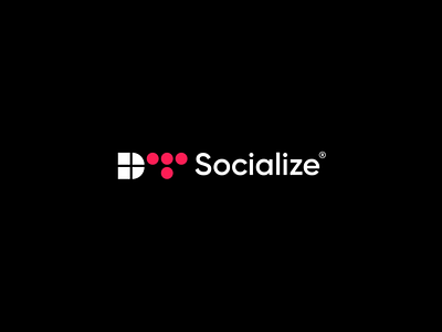 DT Socialize logotype animation animation bachoodesign branding design graphic design logo logotype motion motion graphics symbol