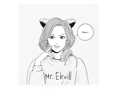 Girl cat girl