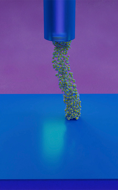 Molecular Purpleness 2 3d animation b3d blender blender3d cyclesrender design graphics molecular motion graphics purple render