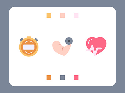Gym Icons design graphic design gym icon icon design iconography iconset illustration minimalist ui