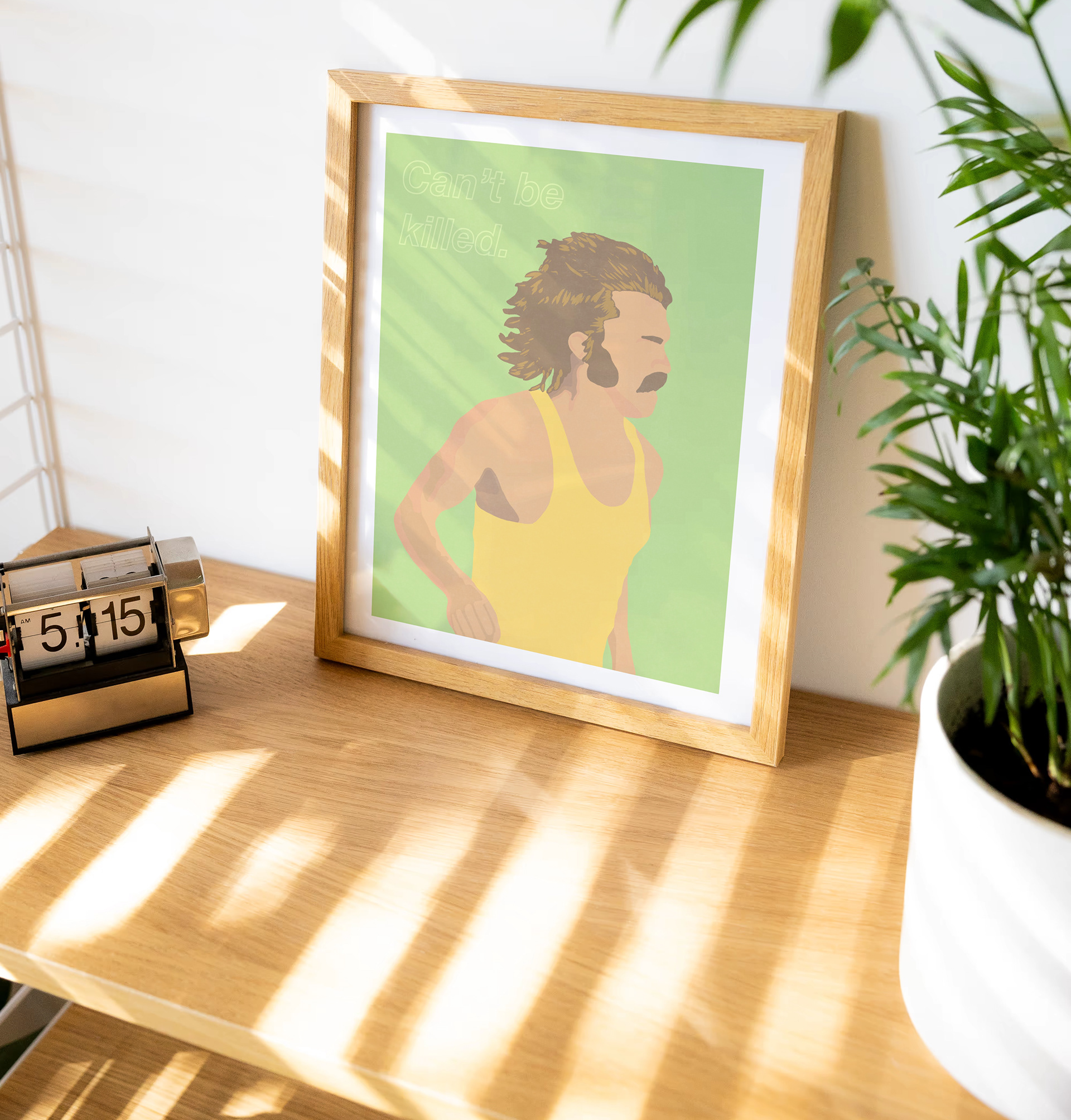 Steve Prefontaine Print illustration prefontaine runner running poster running print