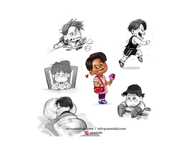 Character Development - Personal Work characterdesign childrensillustrator illustration illustrator