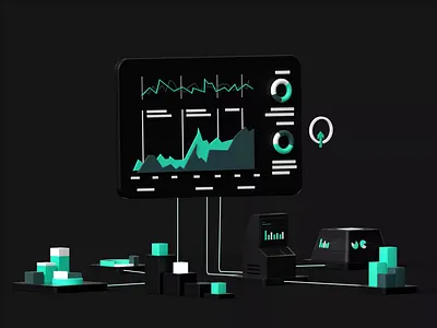 Uplinq.com 3d 3d art 3d design 3dart 3dillustration 3dmodelling animation branding c4d cinema4d dashboard data design graphic design icons illustration isometric logo motion graphics ui