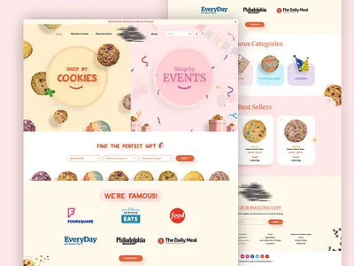 Landing design layout ui website