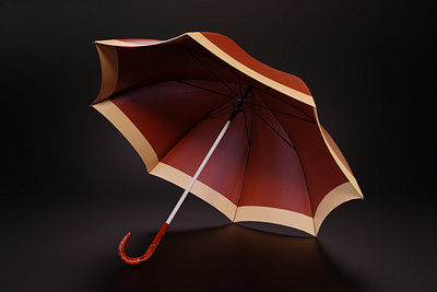 Umbrella 3d graphic design umbrella