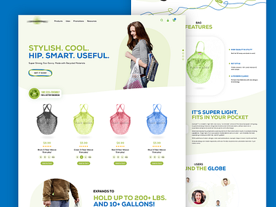 Bag Home 1 design layout ui website