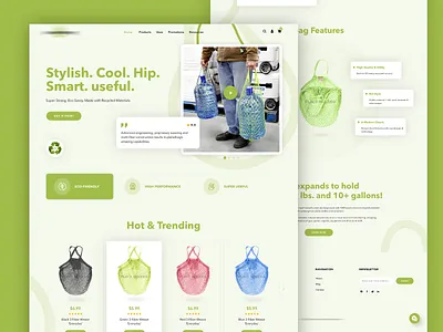Bag Home 2 design layout ui website