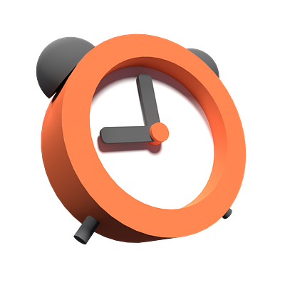 3D Icon Clock 3d clock design graphic design icon illustration