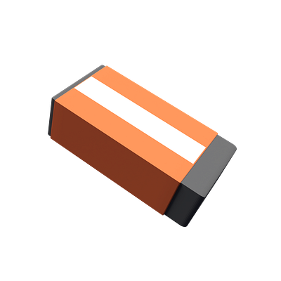 3D Icon Eraser 3d design eraser graphic design icon illustration