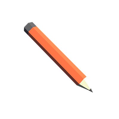 3D Icon Pencil 3d design graphic design icon illustration pencil