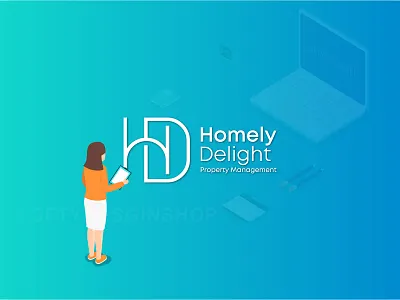 Homely delight creative logo design graphic design illustration line art logo line logo logo desings text based logo typography