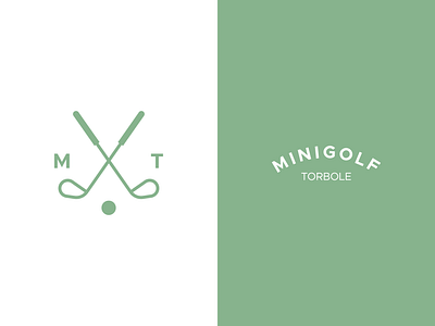 Minigolf Torbole - Logo Redesign Proposal branding brandmark clubs design golf ball graphic design identity italy lettering logo logo design logobranding minigolf minimal monogram rebrand restyle sports typography vector