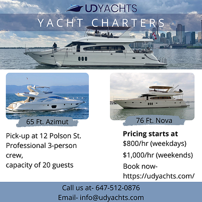 Toronto yacht rental luxuryyachtcharter udyachts yachtcharter yachts