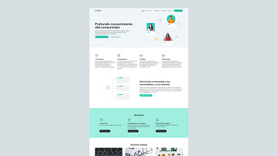 Website for marketing agency advertising agency bootstrap business design marketing site social media ui web website wordpress