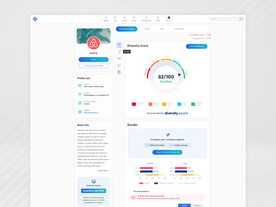 Diversity Score Homepage UI creative agency design landingpage ui ui design uiux ux pro website