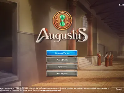 Augustus Game Logo and UI graphic design logo motion graphics ui videogame