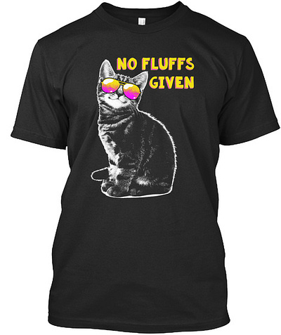 No Fluffs Given (1) branding design design on cloth graphic design illustration logo modern t shirt trends typography usa vector