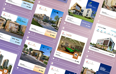 Real Estate Social Media Design | Instagram Post ads banner design branding graphic design instagram post poster design property ads real estate real estate ads real estate post villas