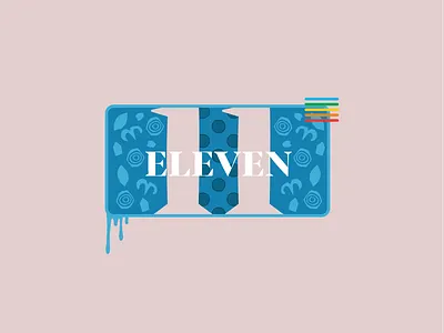Stranger Things - Eleven Logo 11 branding demogorgon design eleven graphic design logo stranger things