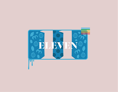 Stranger Things - Eleven Logo 11 branding demogorgon design eleven graphic design logo stranger things