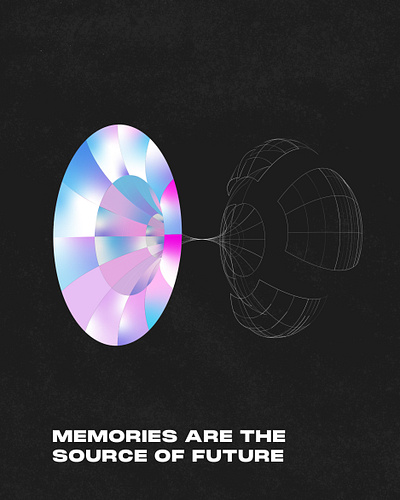 Past>Future Illustration abstract art dark design graphic design illustration vector