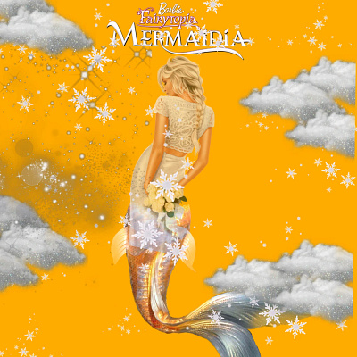 Mermaid world app design graphic design