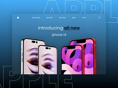 Apple Web UI 3d animation app branding design graphic design illustration logo motion graphics typography ui ux vector