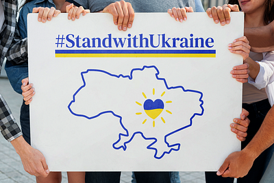 Stand with Ukraine flag graphicdesign illustrator love peace protest stand with ukraine ukraine vector war