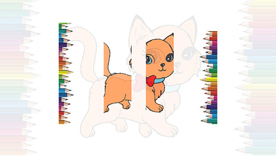 Cat LOVE design logo vector