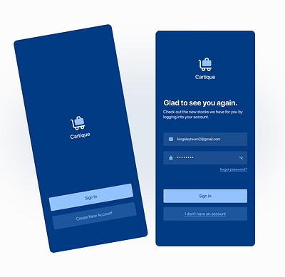 Financial App | Login page 100dailyui branding dailyui design ghana login loginpage minimal mobile ui uidesign uxresearch visualdesign