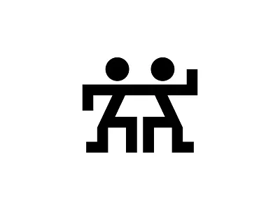 People Teamwork app icon brand designer brand identity branding brandmark community couple family icon illustration logo logo design people simple symbol teamwork together