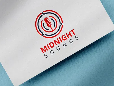MIDNIGHT Logo Design business logo company logo creative logo design graphic design logo logo design midnight sounds modern logo rafikhassan rafikhassan87