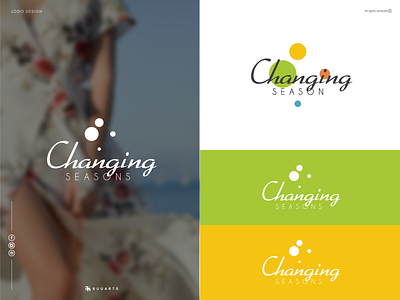 Changing Seasons - Logo Design branding design digital art flat logo graphic design illustration logo logo design vector