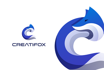 CREATIFOX behance design dribble fox gradient gradientlogo icon illustration logo logofox logoroom logos logoshift ui