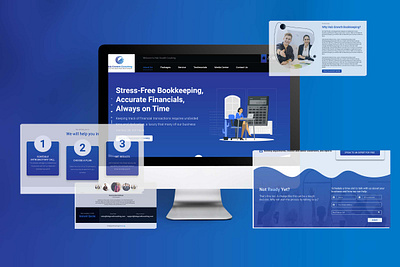 Desktop Based Website UI/UX Design app design graphic design landing page design ui ui design uiux