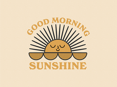 Good Morning Sunshine color design fun graphic design illustration sun sunshine vector yellow