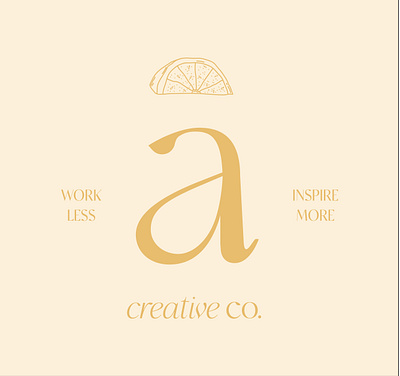 Abi Creative Co. branding feminine fruity logo logo mark minimal