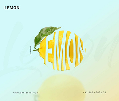 Lemon Text Art branding design graphic design illustration logo ui ui design