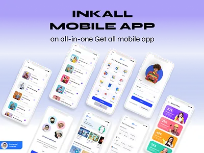 INKALL art branding community design illustration logo social ui ux vector