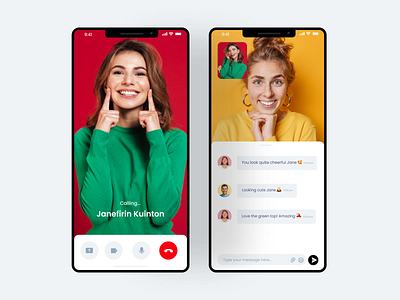 Video Calls calling design mobile calls phone call phone call ui ui ux video calls video conference