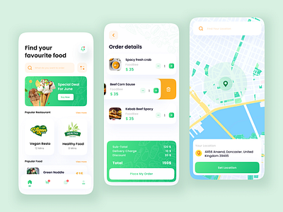 Food Delivery Mobile App 3d animation delivery app food app food delivery app food delivery landing page food delivery website food landing page food mobile app illustration landing page mobile app mobile app design mobile design payment app ui mobile web web design