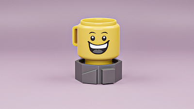 Lego Cup Product Presentation 2k wallpaper 4k wallpaper grey lego lego cup lego cup product presentation product presentation realistic lego wallpaper silver wallpaper wallpaper lego yellow yellow background